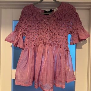 Mauve Fancy Blouse from Anthropologie